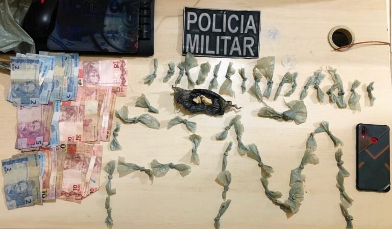 Dupla é presa acusada de tráfico de drogas em Uruará, no PA