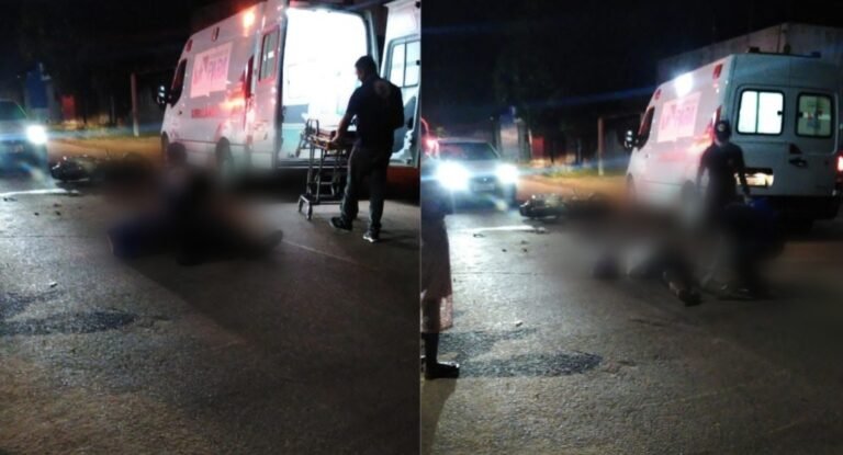 Acidente envolvendo carro e moto deixa uma pessoa ferida em Itaituba, no PA