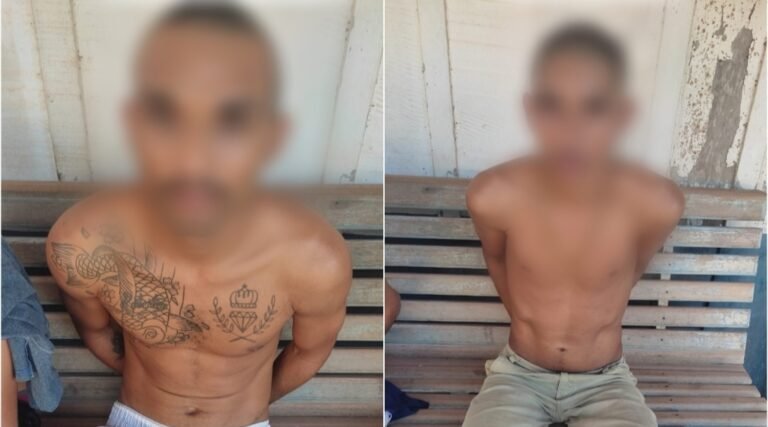 Duas pessoas foram presas pela PM no Distrito de Caracol