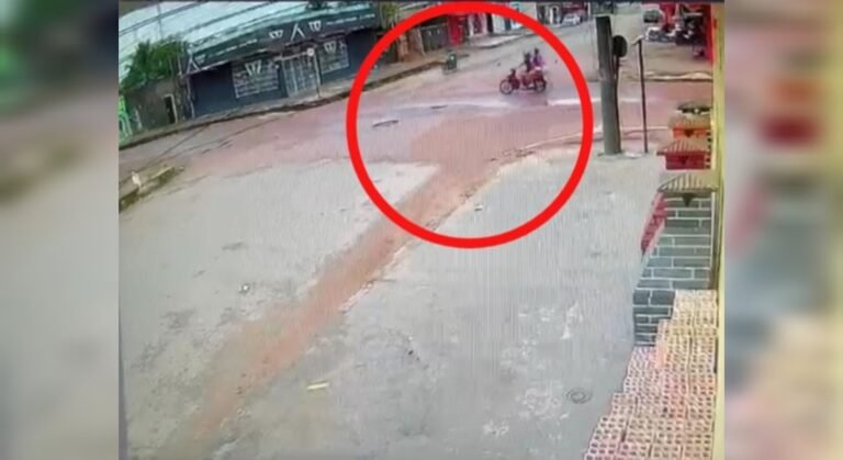 Vídeo: Motociclista avança preferencial e causa acidente no bairro Bela Vista em Itaituba, no PA