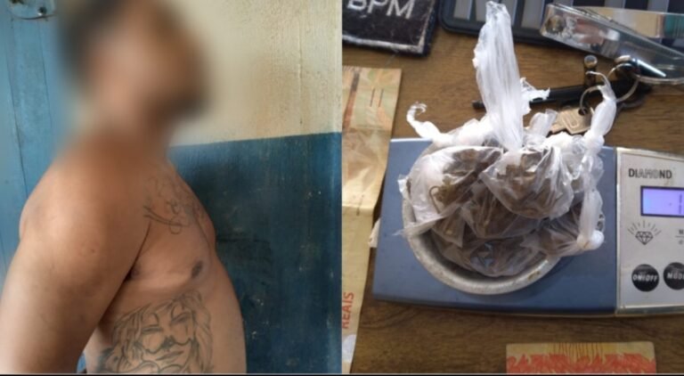 “Russo” é preso pela PM suspeito de tráfico de drogas em Crepurizinho, no PA