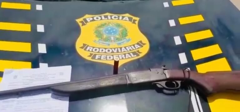Arma de fogo é apreendida pela PRF em Novo Progresso, no PA