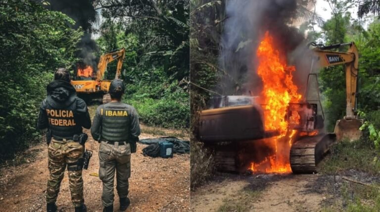 Vídeo: Policia Federal e IBAMA realizam operação contra garimpo ilegal