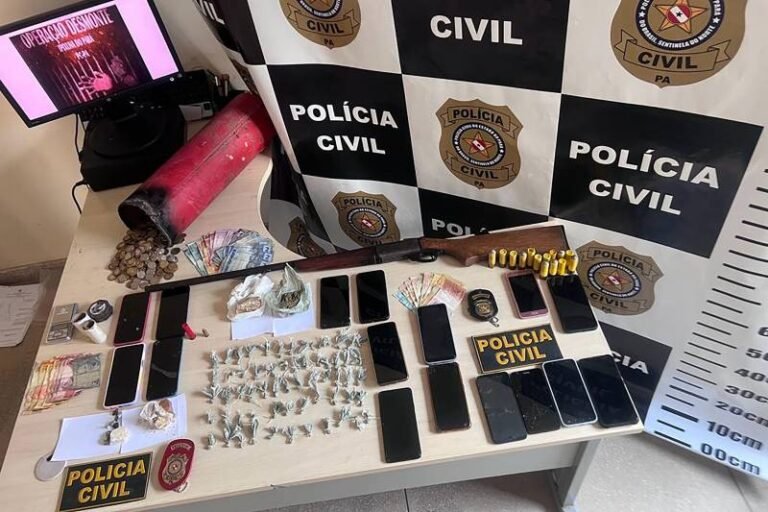 PC prende 7 pessoas em operação contra o tráfico de drogas