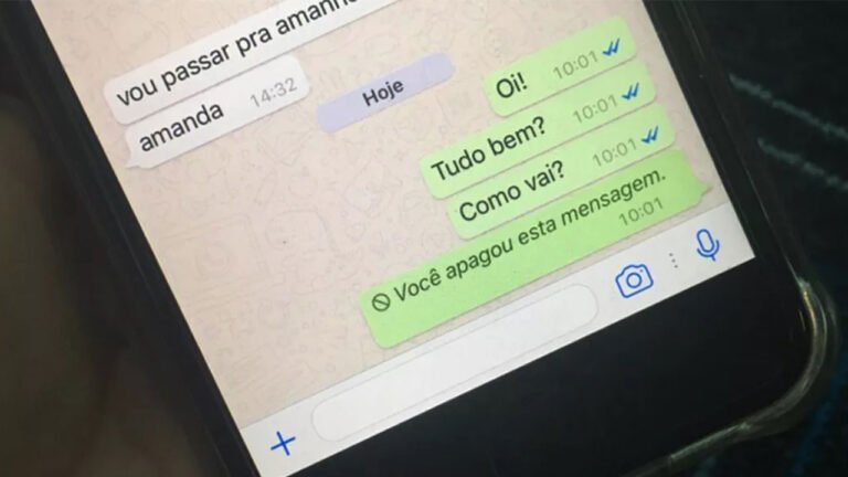 WhatsApp permite recuperar mensagem apagada por engano