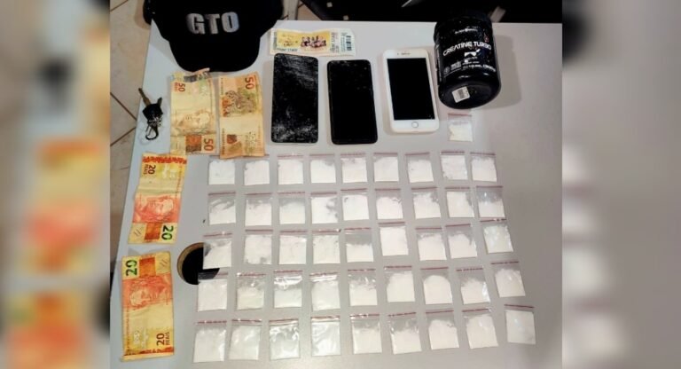 Homem é preso e menor é apreendido suspeitos tráfico de drogas em Itaituba, no PA