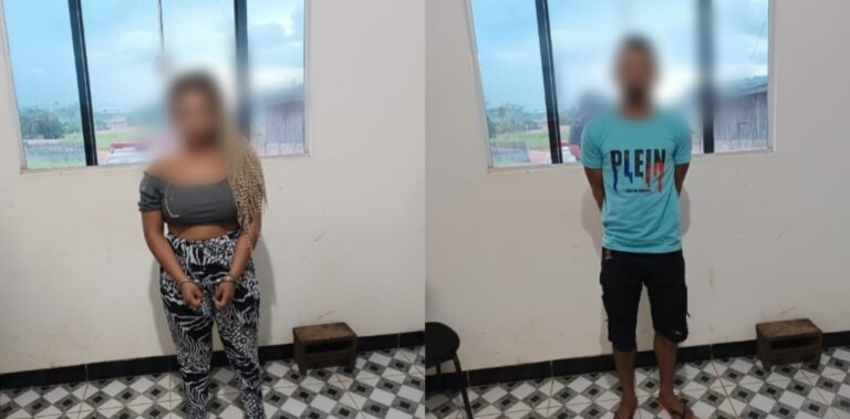 Duas pessoas são presas uma por tráfico de drogas e a outra estava com mandado de prisão em aberta