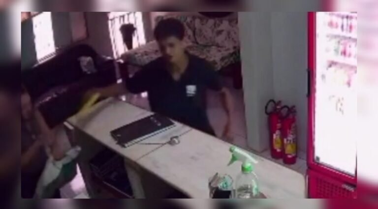 Vídeo: Recepcionista é assaltada em hotel no centro de Itaituba, no PA