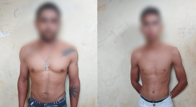 Dupla é presa suspeita de Tráfico de drogas em Trairão, no PA