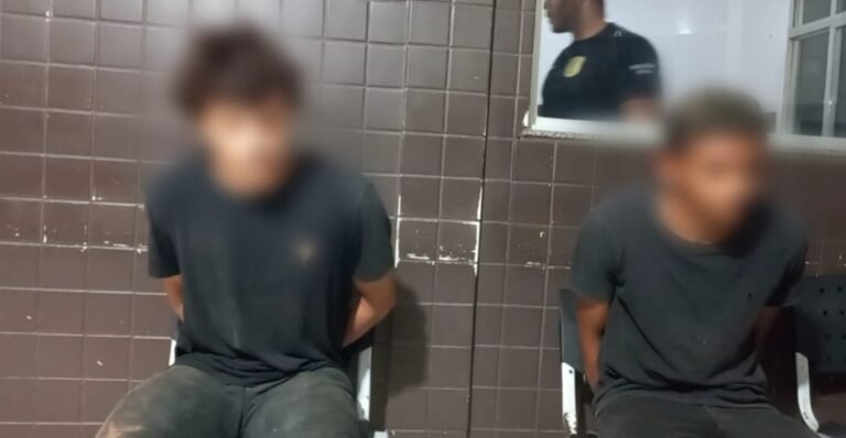 Dupla suspeita de praticar roubos é presa com simulacro em Itaituba, no PA