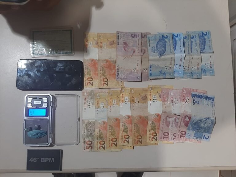 Dupla é presa suspeita de tráfico de drogas em Novo Progresso, no PA