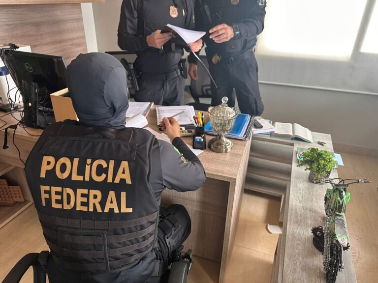 PF cumpre  mandado de busca e apreensão, em Vitória do Xingu