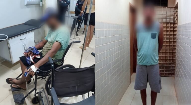 Homem é alvejado por tiro de espingarda