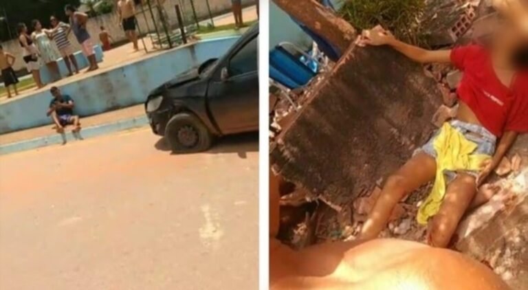 Vídeo: Acidente de trânsito deixa três jovens feridas no bairro Vitória Régia, em Santarém