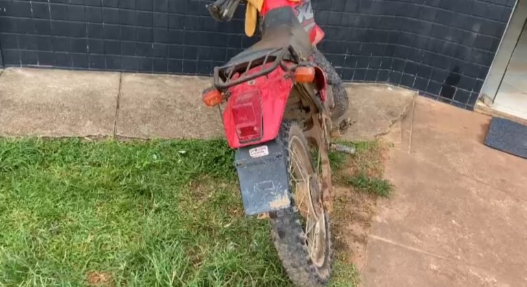 Motocicleta furtada é recuperada pelo GTO