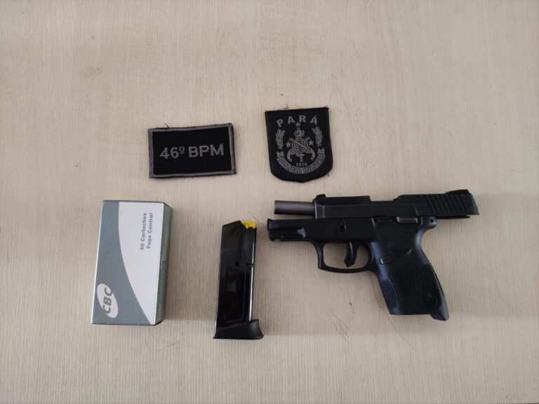 Homem é preso por porte ilegal de arma de fogo