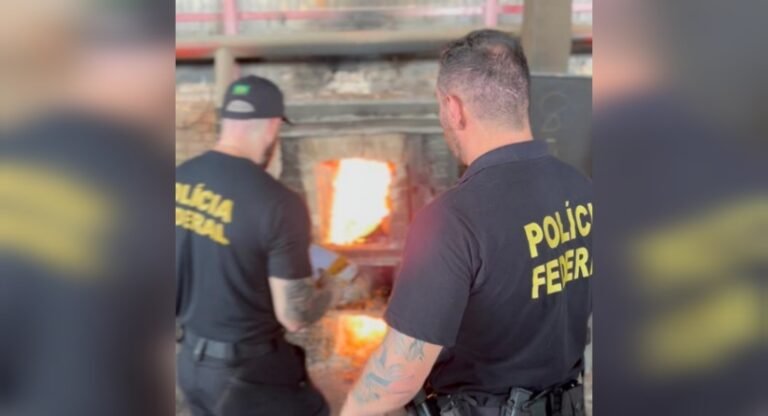 Polícia Federal incinera mais de 91 kg de drogas, em Santarém