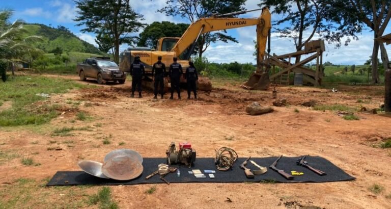 Garimpos ilegais são desmobilizados pela PF