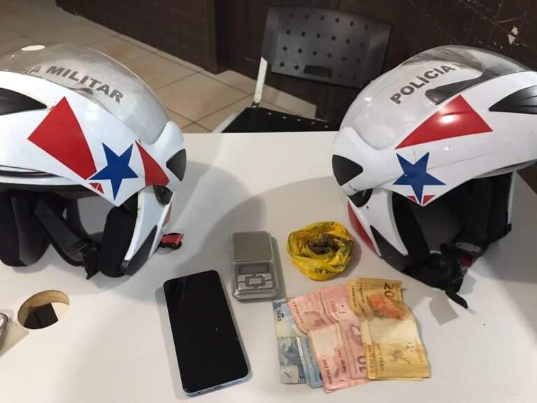 Motociclista é preso com droga no bairro Bela Vista, em Itaituba