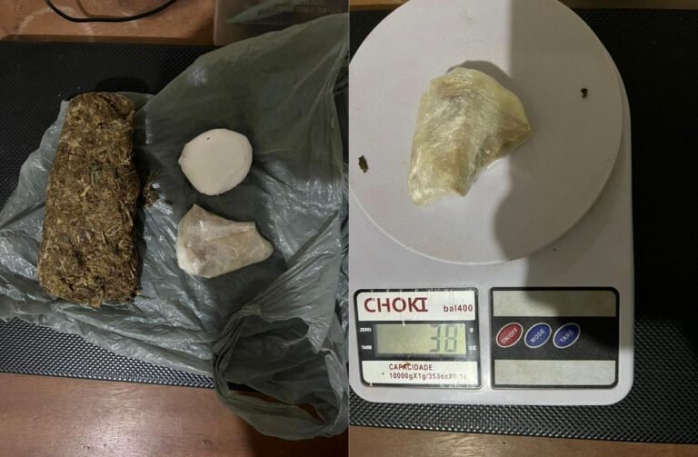 Abordagem de dupla em moto leva a PM a encontrar droga em quarto de hotel, em Jacareacanga