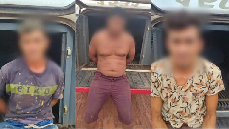 Suspeito de tráfico de droga e usuários são detidos pela Polícia Militar, na Vila Caçula