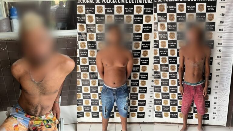 PM prende três homens suspeitos de envolvimento com furtos em Itaituba