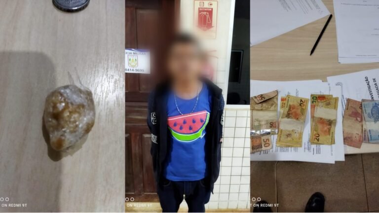 Homem é preso suspeito de tráfico de droga durante abordagem em bar de Jacareacanga