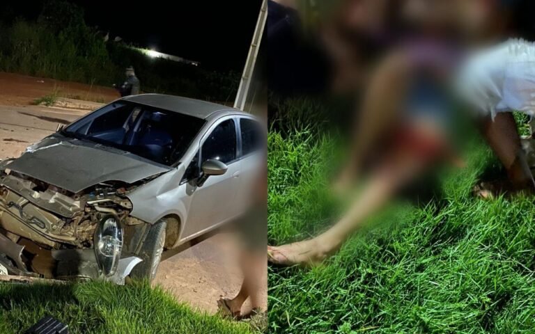 Batida entre carro e moto deixa adolescente de 17 anos com fratura na perna, em Itaituba
