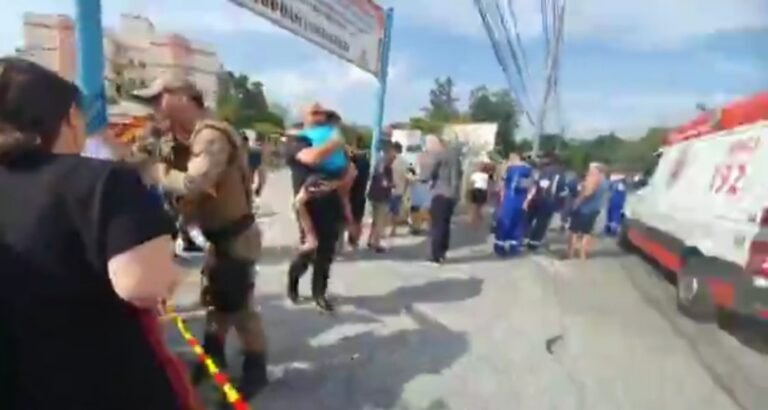 Quatro crianças são mortas em ataque a creche em Blumenau; homem foi preso