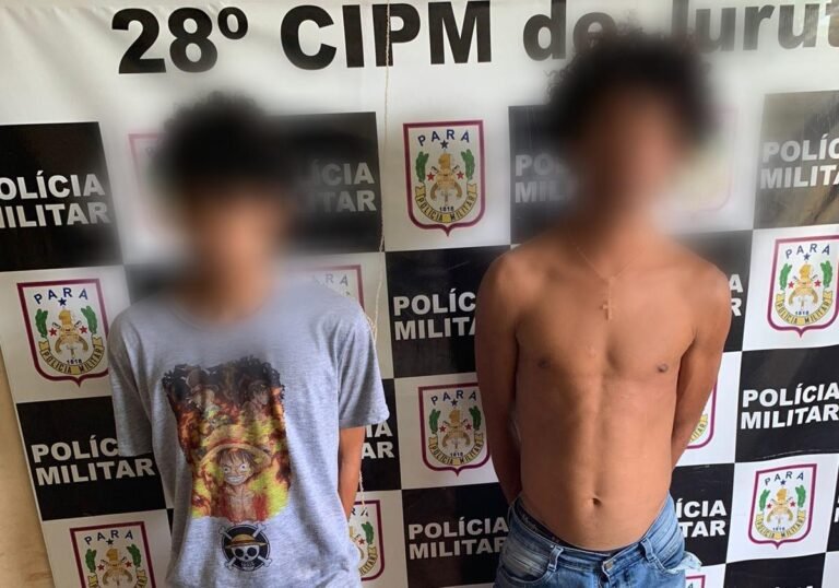 PM prende duas pessoas suspeitas de tráfico de drogas em Juruti, no PA