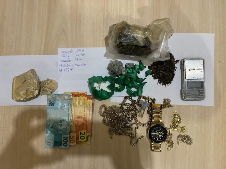 Casal é preso suspeito de tráfico de entorpecentes em Jacareacanga