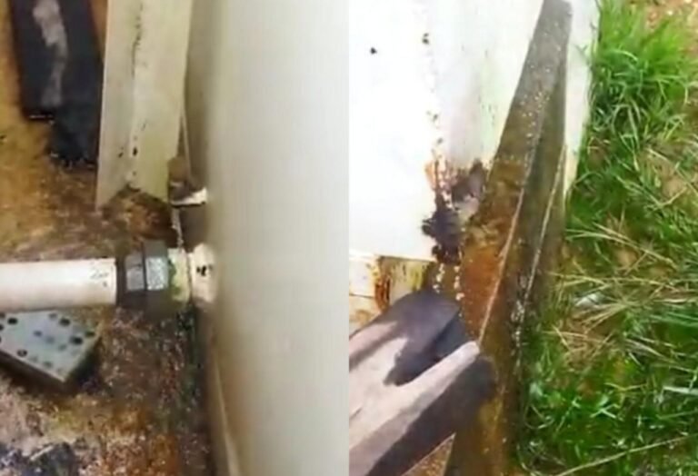 Vídeo: Tanque de armazenamento de combustível do Aeroporto de Jacareacanga é danificado por ato de vandalismo