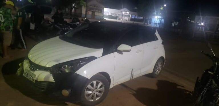 Carro adulterado e com registro de roubo ou furto é recuperado pela PM, em Juruti