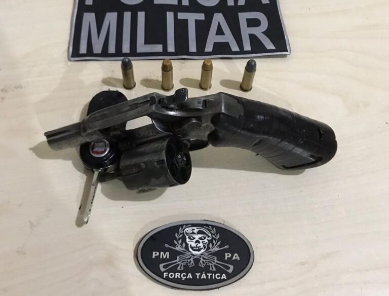 Motorista de táxi é preso por porte ilegal de arma de fogo