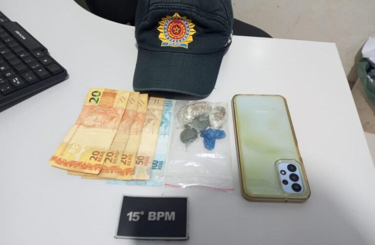 Homem é preso suspeito de tráfico de drogas no distrito de Campo Verde, em Itaituba