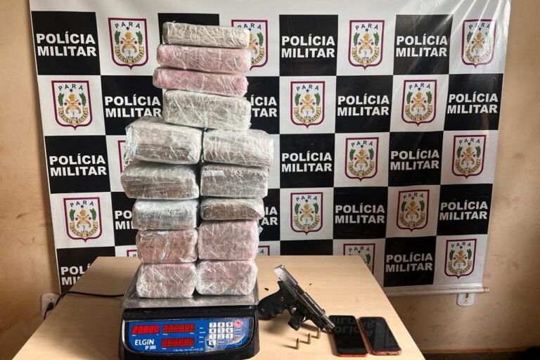 Casal é preso suspeito de tráfico de drogas após polícia encontrar mais de 23 kg de entorpecentes