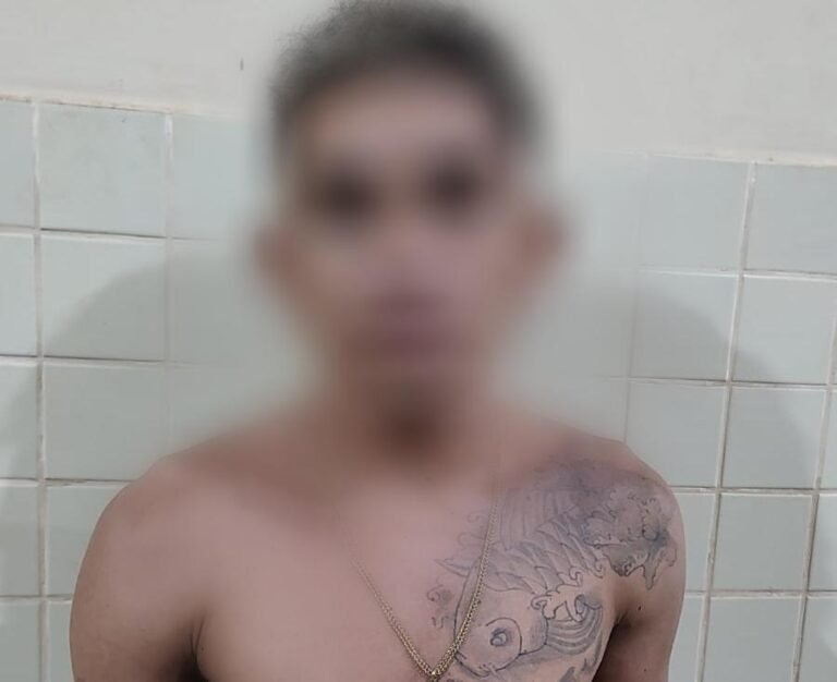 Tio é preso suspeito de ameaçar o sobrinho com facão