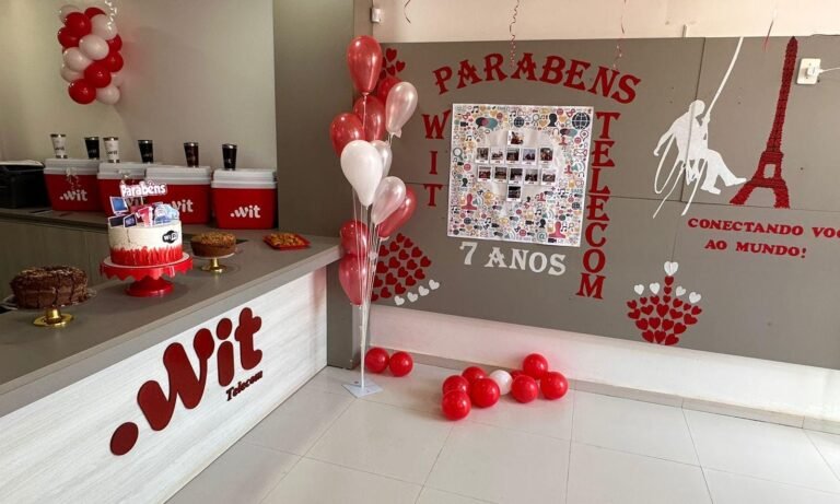 Programação de aniversário da Wit Telecon oferece promoção e brindes aos clientes