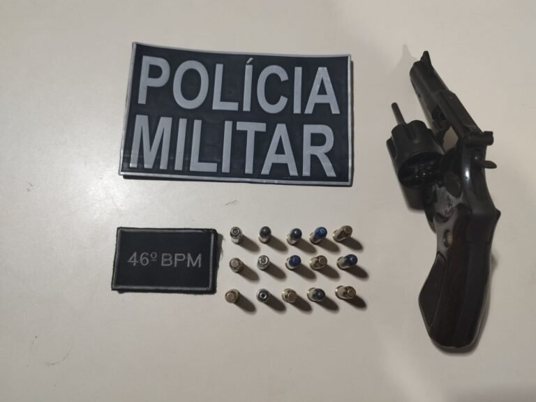 Homem é preso por porte ilegal de arma de fogo