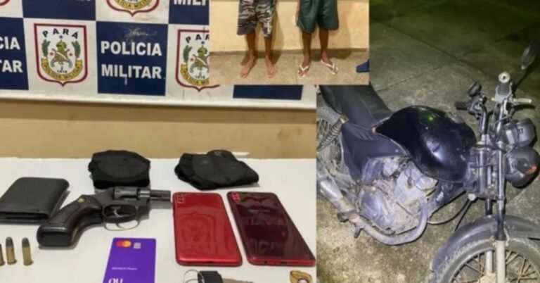 Dupla de assaltantes é presa após roubar celulares de adolescentes