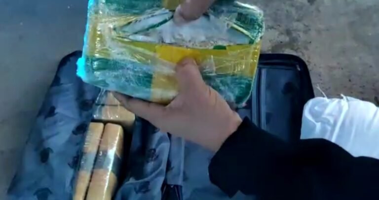 Homem é preso com mais de 14kg de cocaína