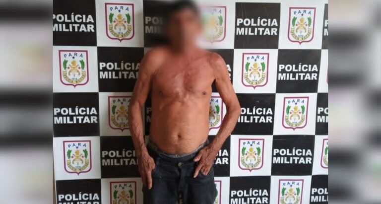 Idoso de 60 anos é preso após ameaçar mulher com um terçado