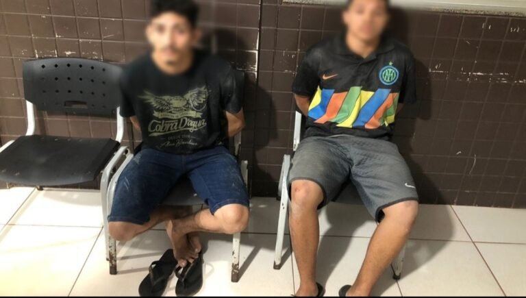 Dupla é presa suspeita de tráfico de drogas no bairro Boa esperança