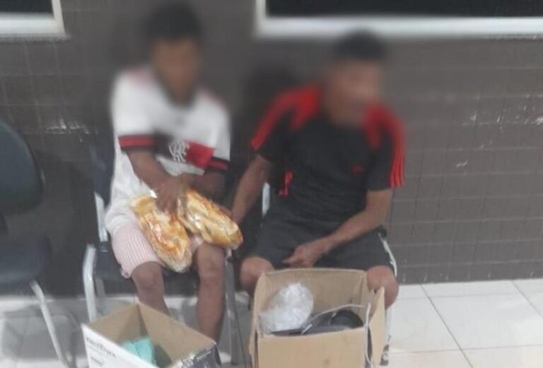 Dupla é presa após arrombar e furtar padaria no bairro Santo Antônio, em Itaituba