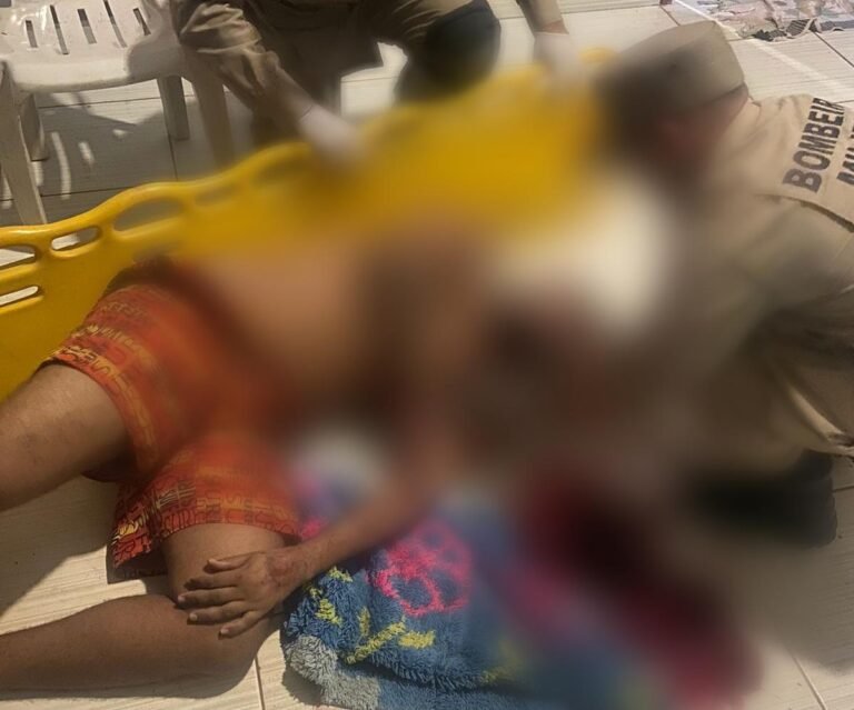 Homem é alvejado a tiros em sua residência, no Bairro Santo Antônio, em Itaituba