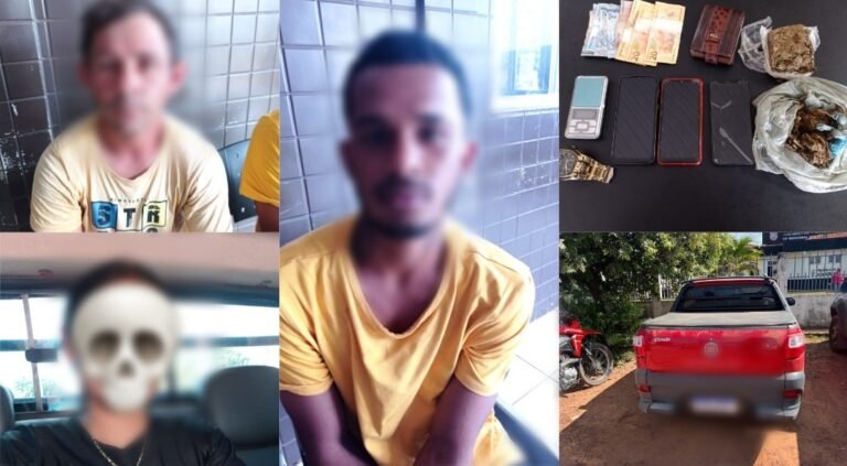 Dois homens são presos e um menor apreendido em Itaituba, no PA