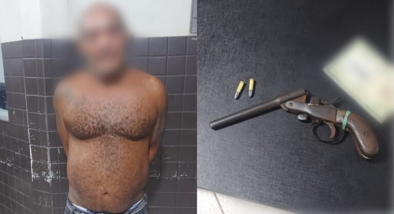 Homem é detido por porte ilegal de arma de fogo em Itaituba, no PA