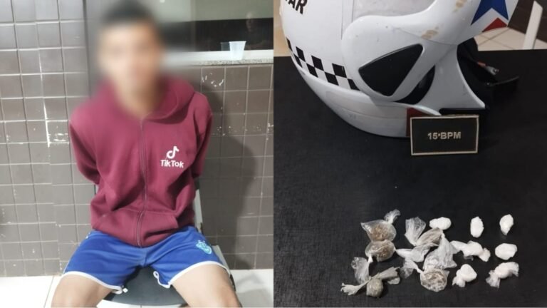Homem é preso suspeito de tráfico de drogas em Itaituba, no PA