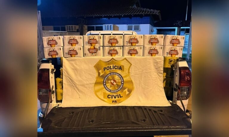 Após tombamento de carreta em Trairão, PC busca identificar responsáveis pelo furto da carga de cerveja