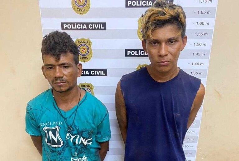Dupla é presa acusada de mutilar homem em comunidade
